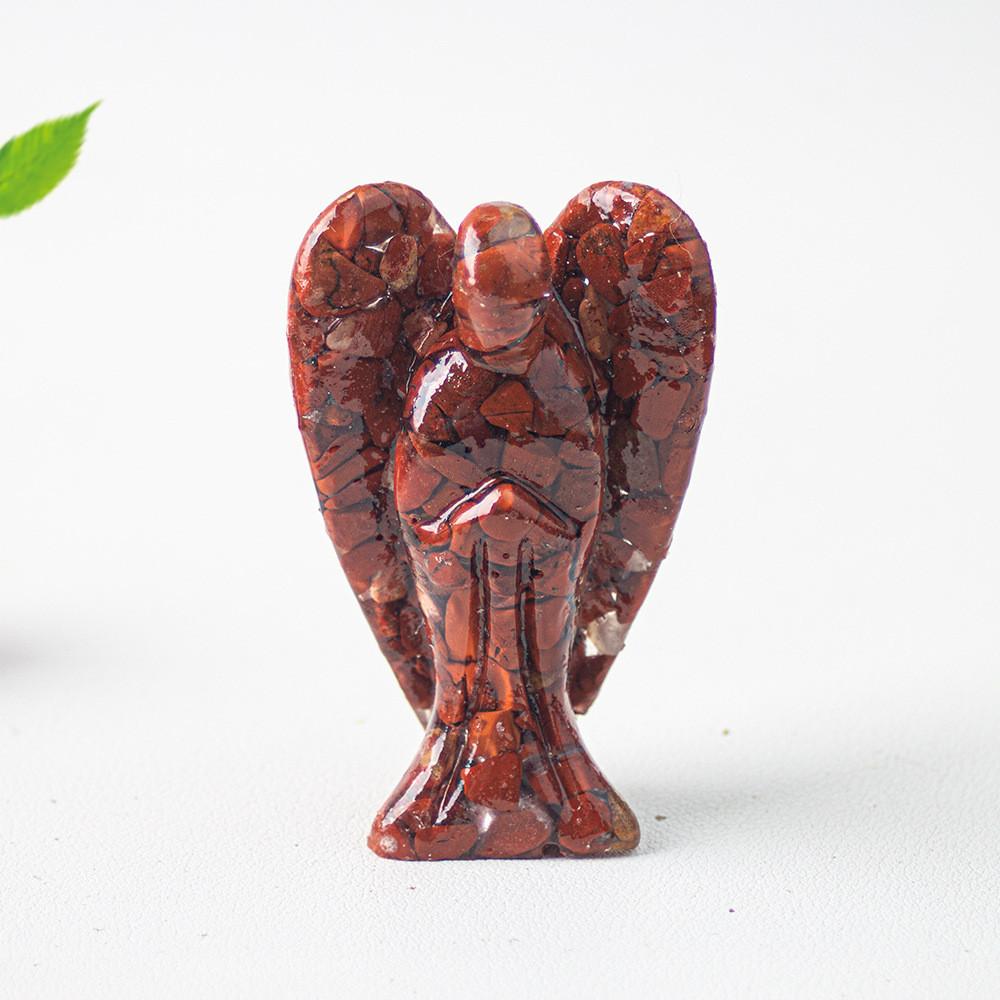 Figura de Ángel de Cristal de Resina con Diseño Hecho a Mano para Decoración del Hogar Idea de Regalo
