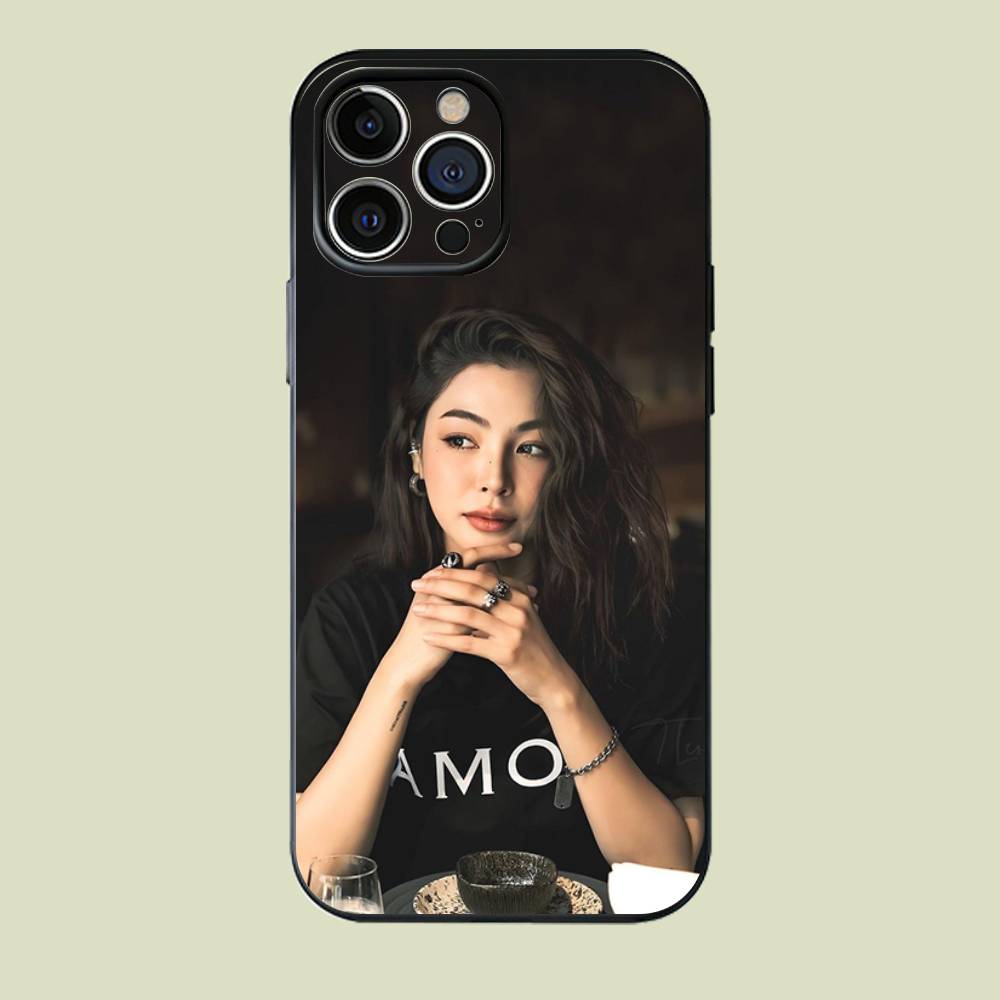 

F-Faye P-Peraya Black Matte Phone Case For iPhone 17,16,15,14,13,12,13,12,11 Pro Max Plus mini XS XR Silicone Soft Back Cover iPhone16promax