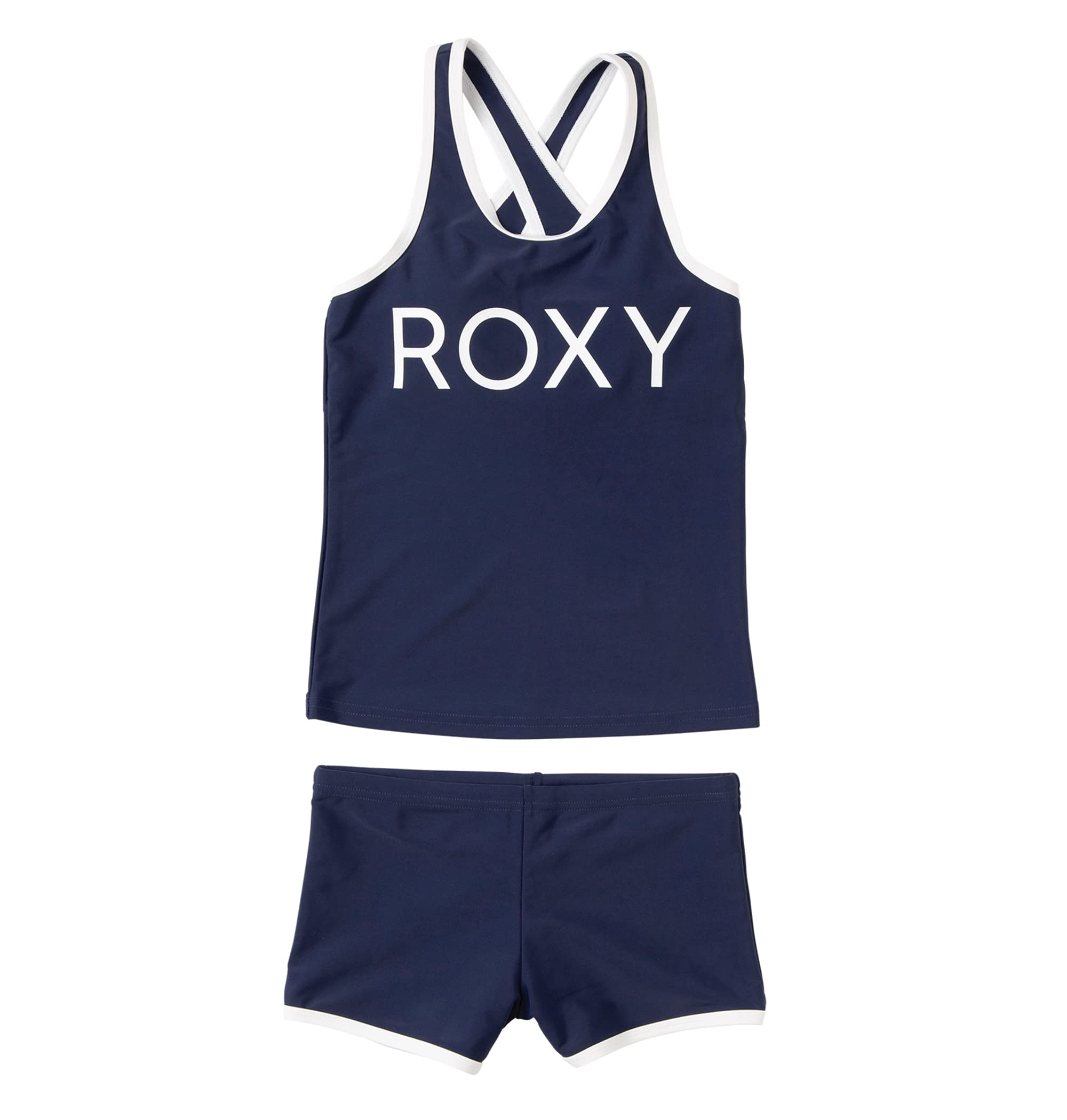 

Roxy MINI DEEP WATER Tankini Swimsuit for Size 130 Girls, Navy,