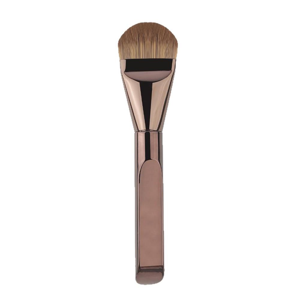 Ultra-thin Seamless Fan Brush: Tongue-Shaped Foundation & Concealer Makeup Tool