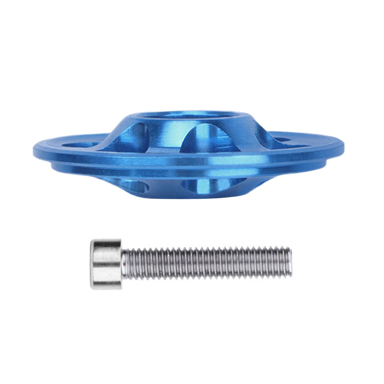 

Aluminum Alloy Bicycles Stem Top Cap Bicycles Headset Top Cap Hollow Bike Fork Tube Cover Bike Fork Cover With Screw синій