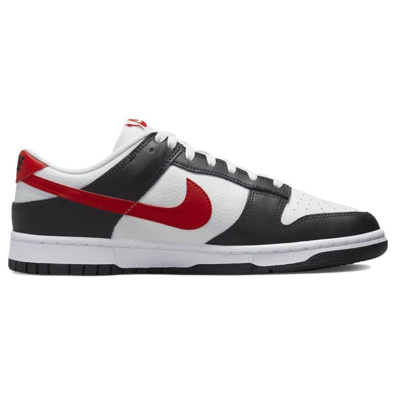 Nike Dunk Low Retro Roter Swoosh Panda Skate Schuhe Sneaker FB3354-001