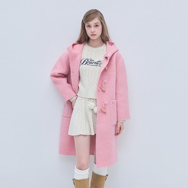 Teenie Weenie Women's Academic Style Toggle Wool Coat