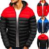 European And American Winter Men's Thick Cotton Padded Clothes Casual Hat Coat Cotton Padded Jacket