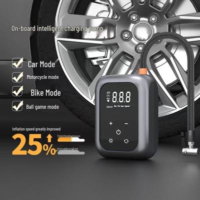 Portable Wireless Car Tire Inflator - Electric Handheld Air Pump
