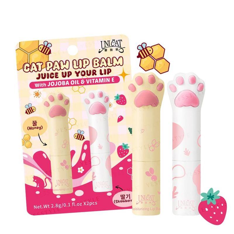 UNICAT - Set Burrocacao Zampe di Gatto Miele + Fragola
