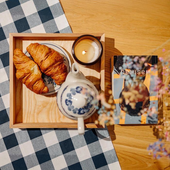 Plateau De Rangement - Creative Deco - Bois De Hêtre - 28 X 28 X 5 Cm - Organisateur - Durable