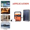 Solargeneratorsystem Solarpanel-Generator-Kit mit LED-Licht MP3-Radio Notbeleuchtung