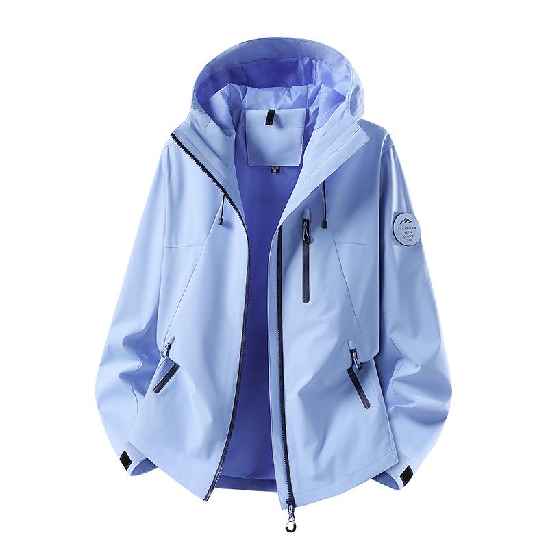 Windproof Waterproof Fleece-lined Mountaineering Suit - Unisex Warm Detachable Two-piece Set for Autumn and Winter