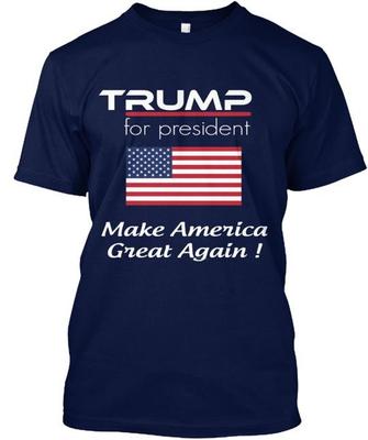 Trump for President In America T-Shirt Made the USA Size S To 5XL
