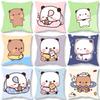 Urocza poszewka na poduszkę z nadrukiem misia Prezent Kawaii Kreskówka Animacja Pokój dzienny Sofa Poszewka na poduszkę Dekoracja pokoju domowego sypialni