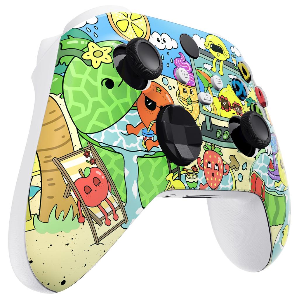 custom faceplate shell for Xbox Series featuring a cute design and soft touch front cover for Xbox Series and Xbox Core not eXtremeRate's X/S, X/S