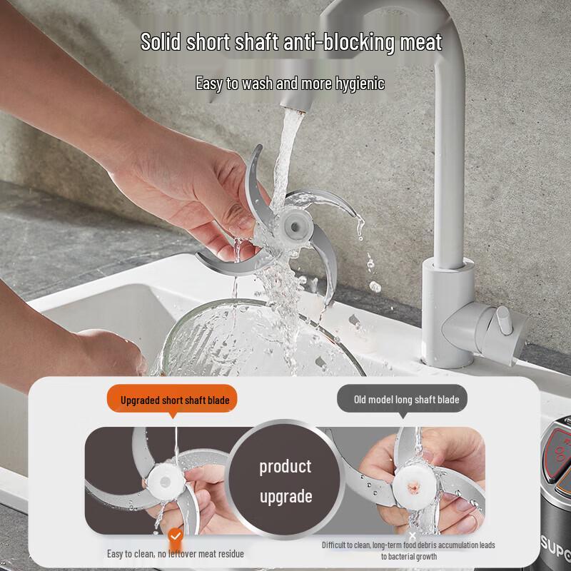 SUPOR 2.2L Electric Meat Grinder with Double Blades