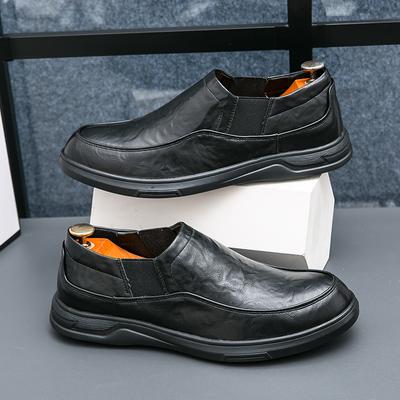 Mode Heißverkaufende Oxford-Schuhe mit dicker Sohle Frühling Herbst Herren Outdoor Wanderschuhe Vielseitige Leder Freizeitschuhe für Herren