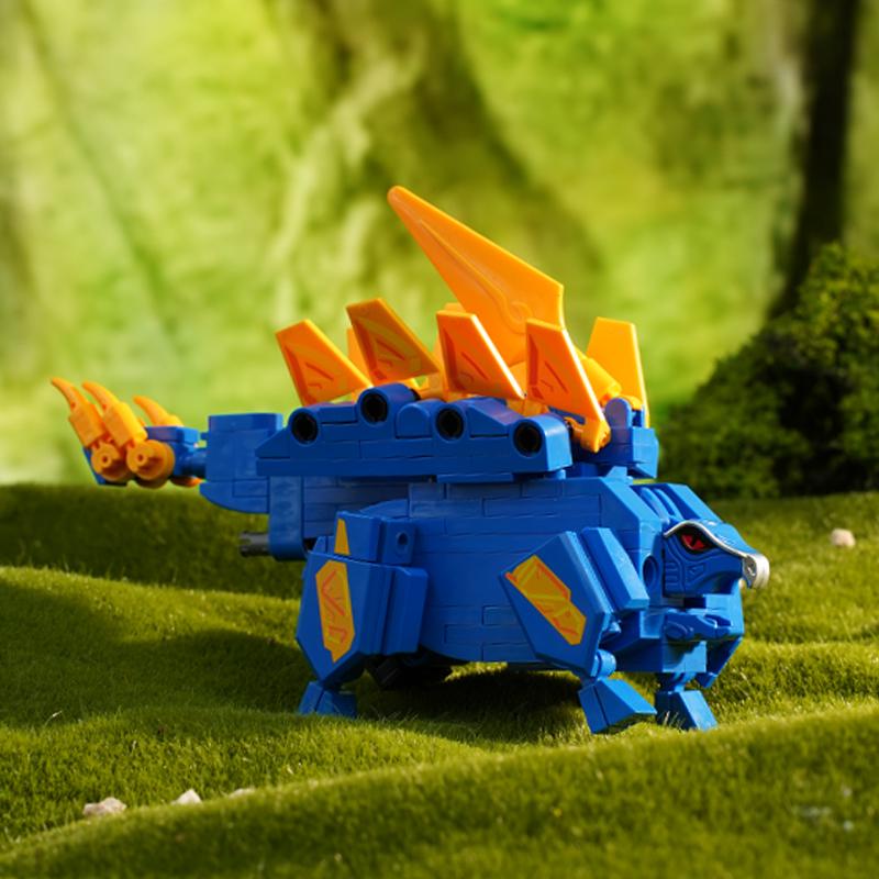 Keeppley Tyrannosaurus Bausteine Kinder Pädagogisch Zusammengebauter Velociraptor Starker Drachengott Dinosaurier Modell Trendiges Spielzeug