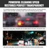 Rayhong Windshield Cleaner 150ml,Powerful Stain Removal & Anti-Rain/Fog Formula, Free Sponge Included for Worry-Free Driving