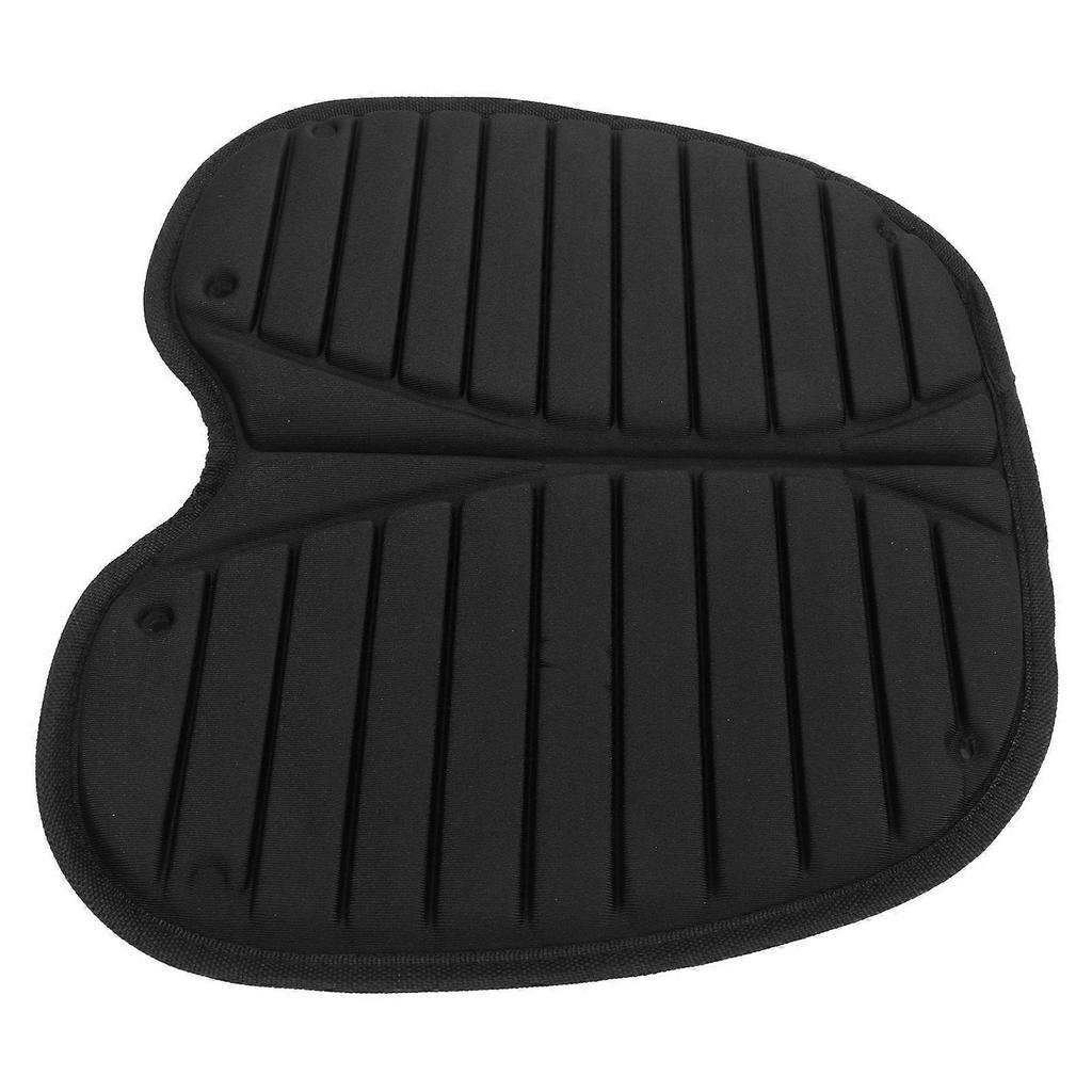 Kajak-Sitzkissen 375 x 320 mm Bequem für Angelkajaks EVA-Sitzpolster für Paddler Langes Sitzen Schwarz