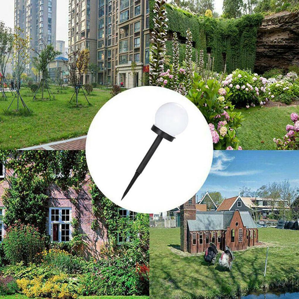 Outdoor Ground Lamp Solar Powered Garden Patio Landscape Waterproof Ball