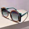 Fashion Irregular Gradient Shades Women Ins Brand Design Sunglasses Multi Color Decor Outdoor Sun Glasses for Ladies