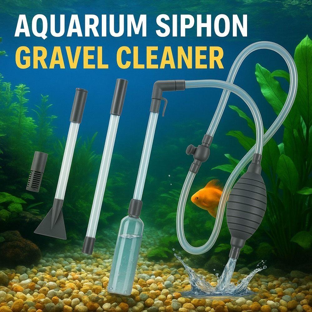 1Pcs Extension Tube Fish Tank Siphon Vacuum  for Large Fish Tank Gravel Sand Cleaning