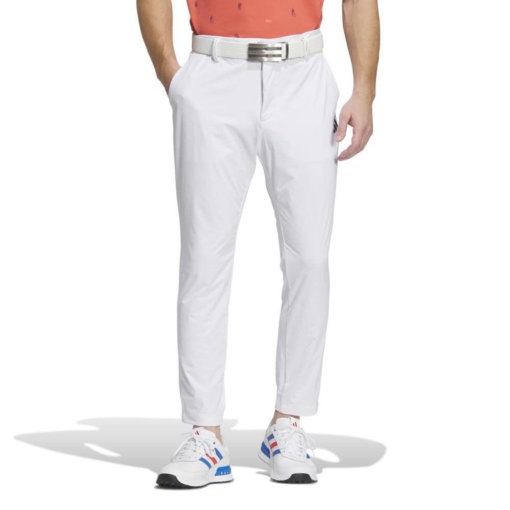 

Adidas Golf Men s White 4-Way Stretch Nylon Lightweight Ankle Golf Pants