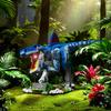 Non-Toxic 2086Pcs Dinosaur Building Blocks Toys Model Blue Spine Dragon Assemble Puzzle Bricks Toy Sets For Kid Desktop Ornament Gifts