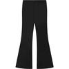 Fila 2023 Autumn New Knit Long Pants Fashion Commuter Slim Casual Flared Pants Women Bottoms Black F11W339613FBK
