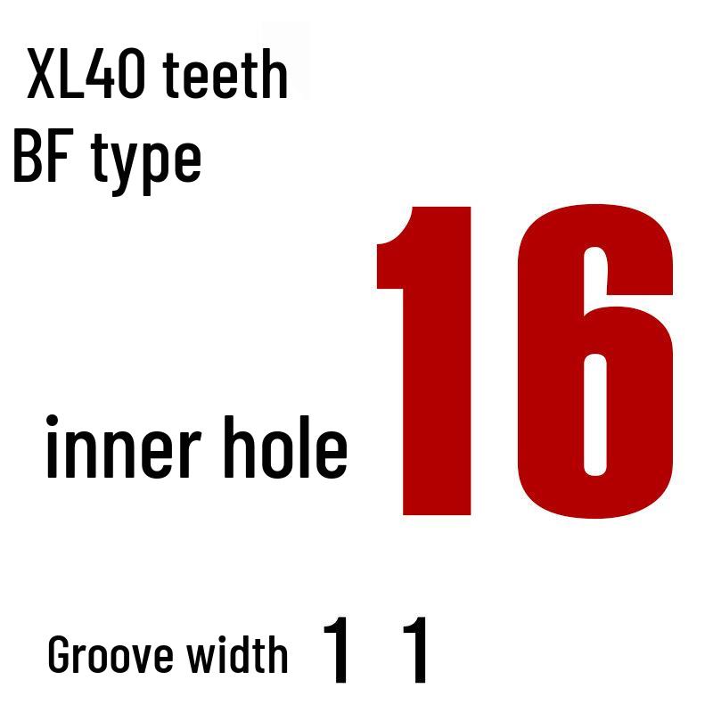 Aluminiumlegierung XL 40-Zahn Synchronriemenscheibe, Bohrungsgrößen: 6-20mm