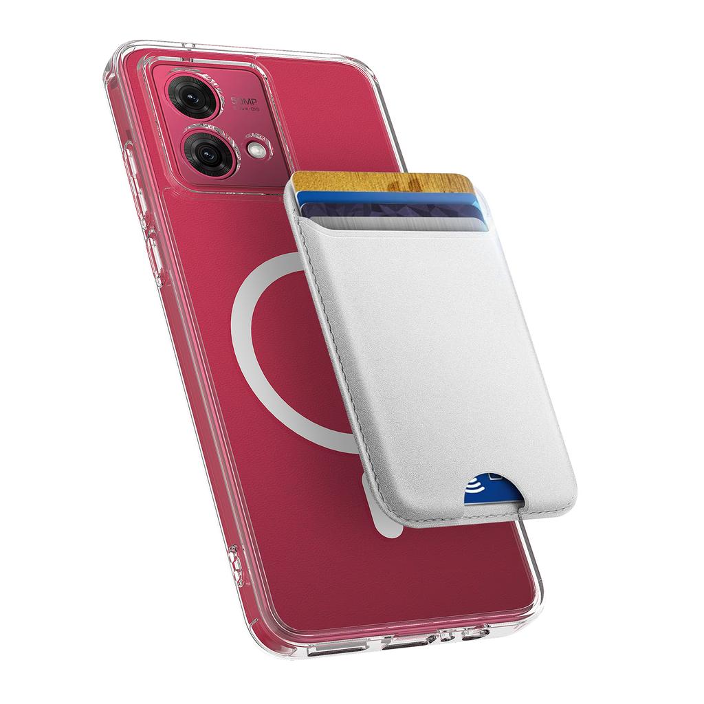 Pro Motorola Edge 40 Neo 5G Průhledný kryt na telefon Kompatibilní s MagSafe TPU+Akrylový zadní kryt