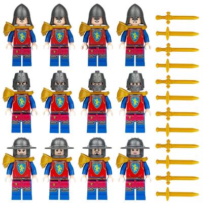 Średniowieczny Żołnierz Rycerz Legion Figurka Klocki Montażowe dla Dzieci Zabawki