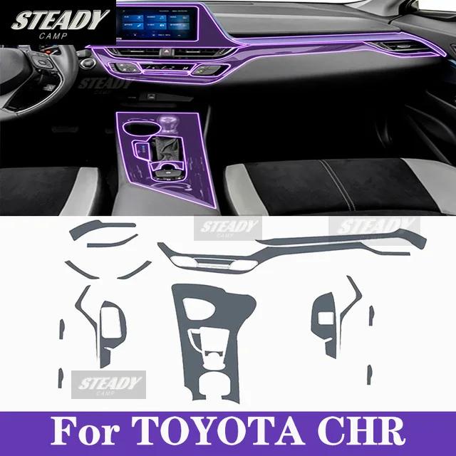 For Toyota CHR 2018-2023 Car interior Center console transparent TPU Paint protective film Anti scratch sticker LCD screen PPF