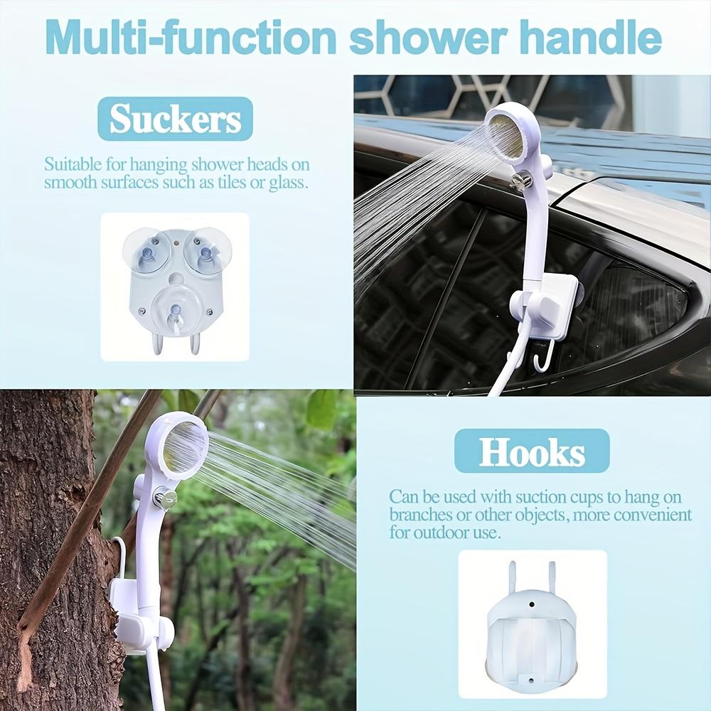 Verbesserte tragbare Campingdusche, tragbare Dusche für Camping, Outdoor-Camping-Duschpumpe mit 5200mAh Akku