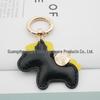Exquisite Leather Couple Keychain Pendant for Car or Bag