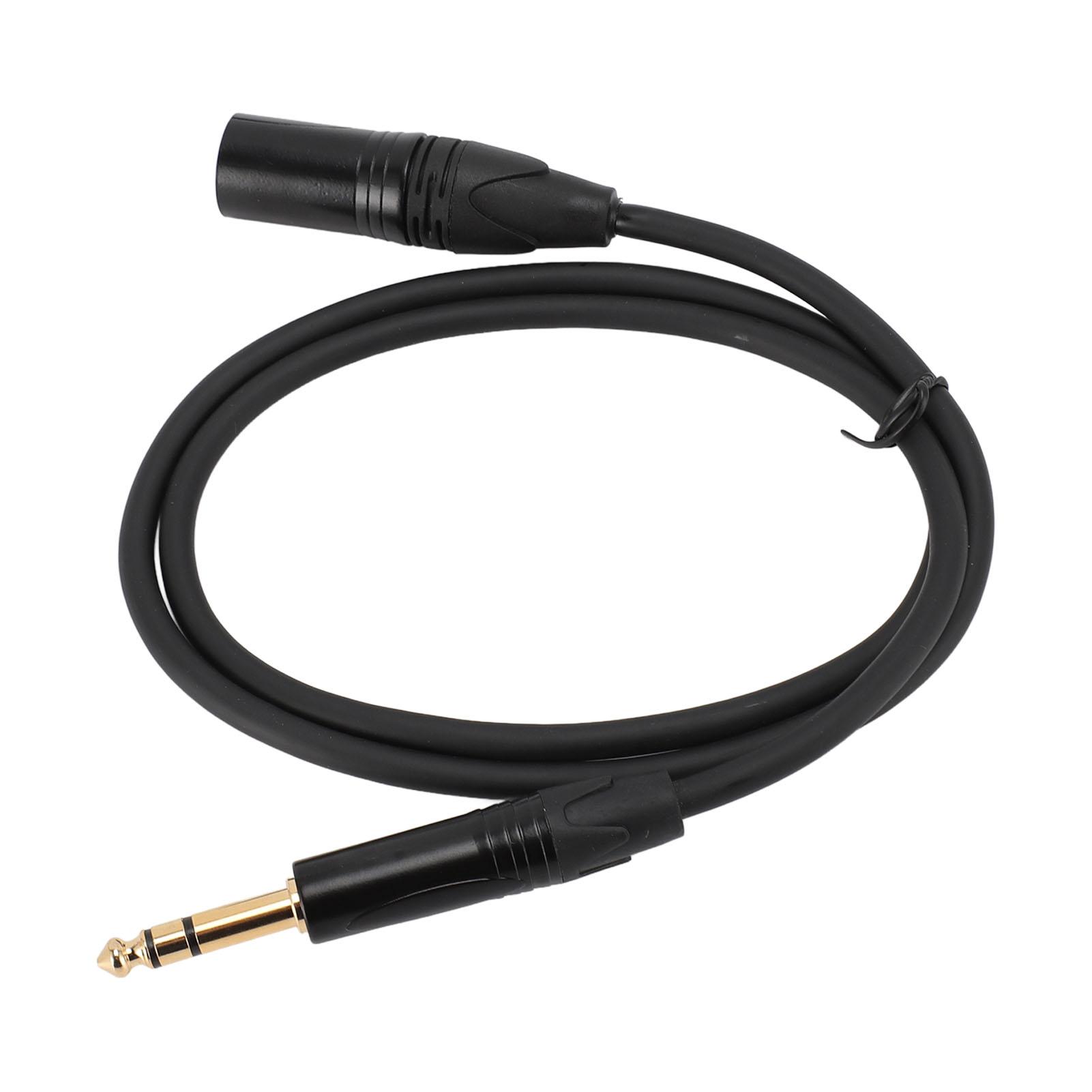 

1 4 Inch to XLR Male Cable Professional Balanced Signal OFC Core 6.35mm to XLR Cable for Microphone Speaker Stage 1m 1m / 3.3ft