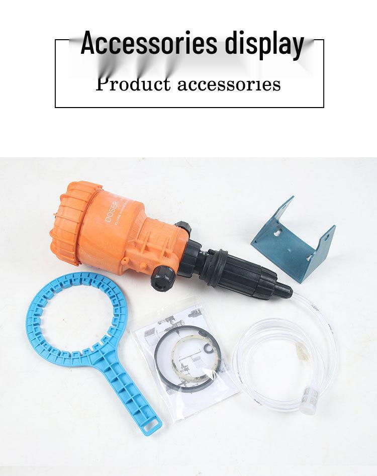 Water-Powered Car Wash and Fertilizer Dosing Pump