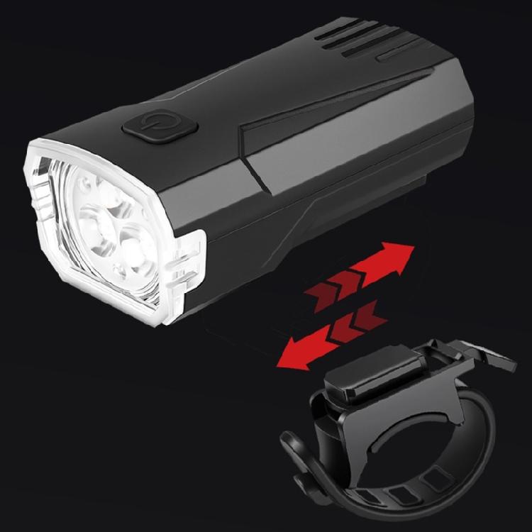 Cycling Bicycles Front Light With Wide Angles Beam Compacts Rechargeable Bike Lamp for Various Terrains