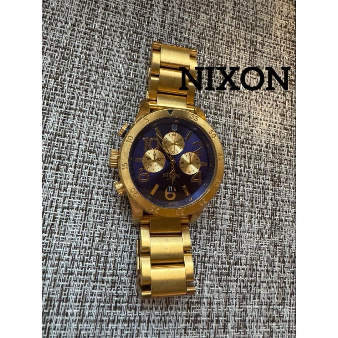 Used [Nixon] NIXON Watch 51-30 CHRONO: GOLD/BLUE