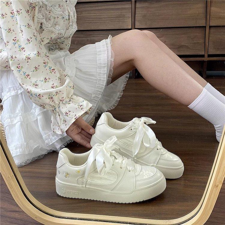 Platform niche retro board shoes ins trendy summer new casual light sports