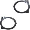 Car Front Bumper Left Right Side Foglight Grille Lamp Cover, Fog Light Lamps Ring Cover Trims, Compatible with BMW M3 E46 2000-2006