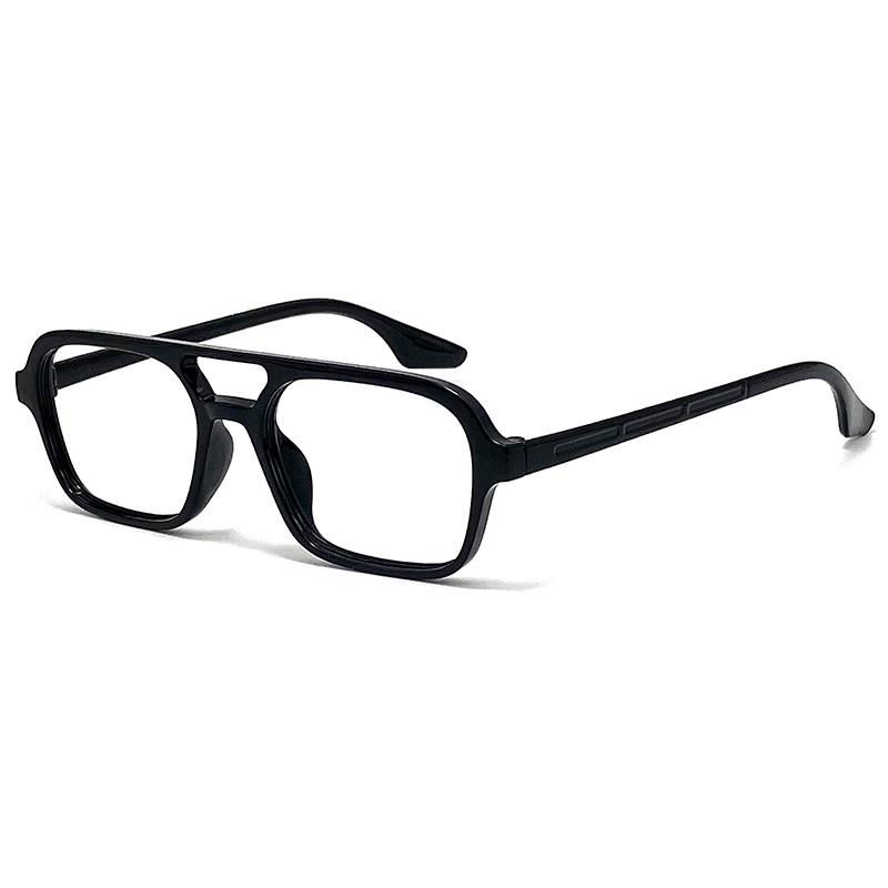 Latest Vintage Double Beam Reading Eyeglasses Stylish Anti-blue Lightweight Reading Eyeglasses Men s High-definition Reading Eyeglasses 551 1.5
