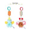 BBSKY Baby Animal Plush Wind Chime Ornament - Car & Bed Hanging Toy