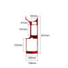 For Nissan 350Z 2006-2009 1Pcs Real Carbon Fiber Gear Shift Storage Sticker Trim Car Interior Accessories Car Interior
