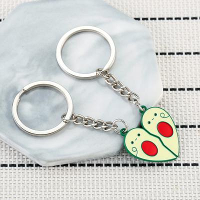 Animacinio filmo avokadų pora geriausio draugo magnetinis raktų pakabukas pora kuprinės pakabukas dovana