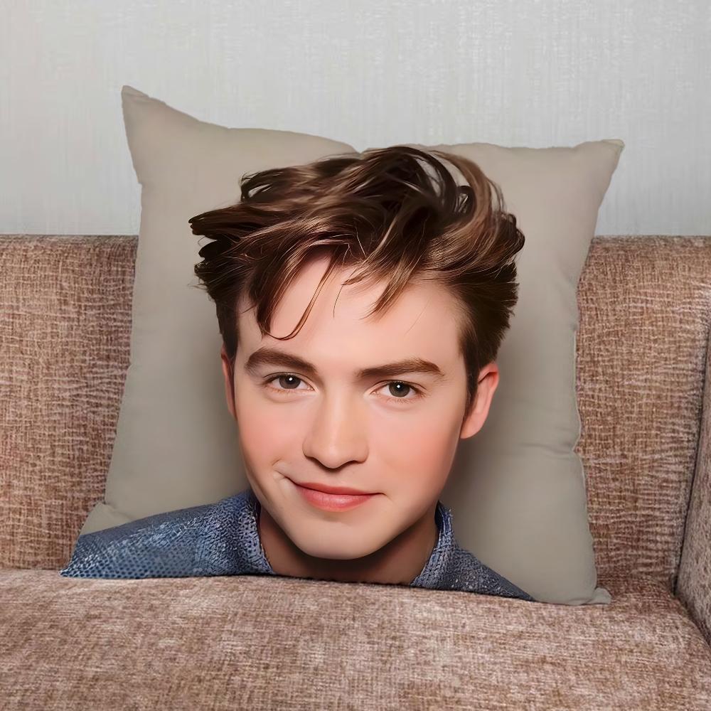 Actor Kit C-Connor Pillow Case For Home Bedroom Car Office Decoration Living Room Sofa Cushion Cover Suitable