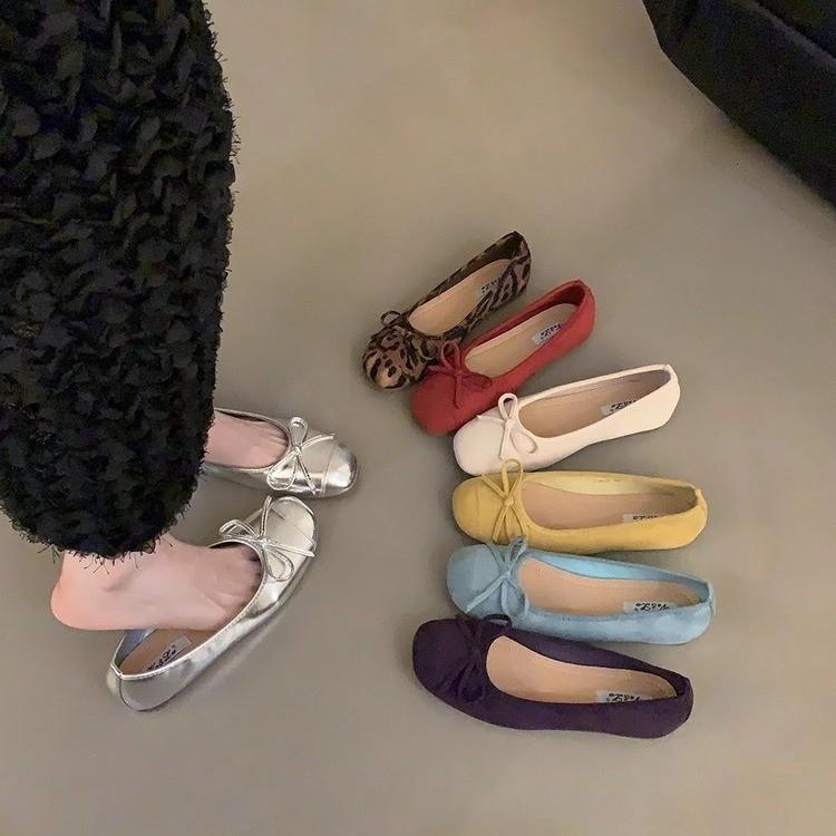 Fashion Women Flats Round Toe Retro Shoes Female Casual Mixed Colors Ballet Flat Sneakers New Ballerinas Rome Loafers Zapatos De Mujer