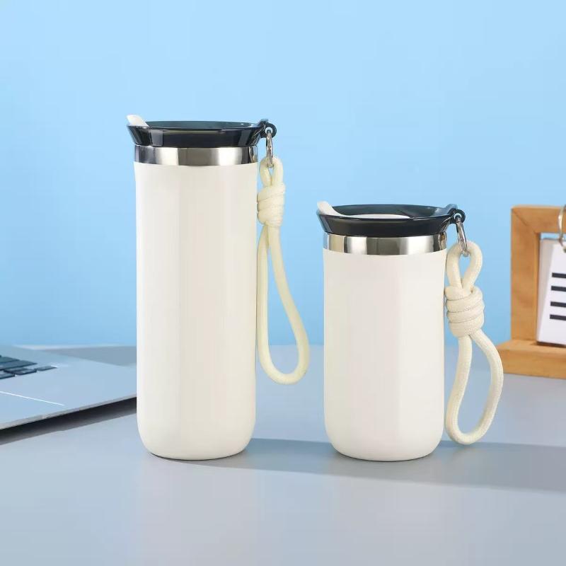 350/500Ml Stainless Steel Coffee Mug Insulated Water Cup Portable Double Wall Vacuum Flask Leak-Proof With Lid Travel Coffee Cup