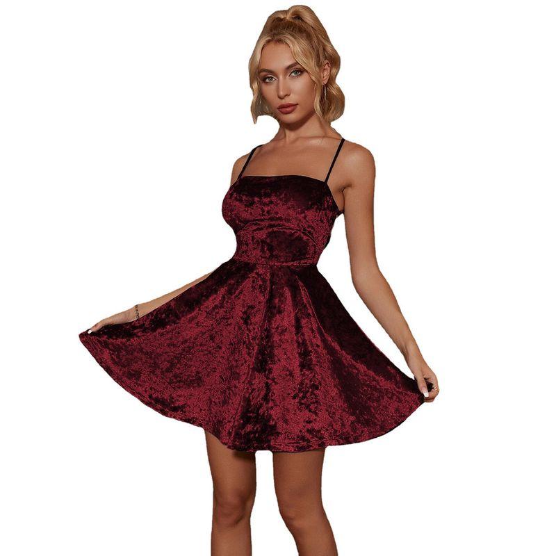2022 Fashionable Casual Blue Dress
