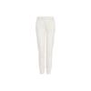 Ea7 Ss24 Solid Color Letter Logo Printed Cuffed Casual Pants Women Bottoms White 3DTP68-TJSYZ-1938