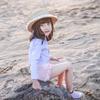 Korean Style Girls' Swimsuit for Kids - Two-Piece Set