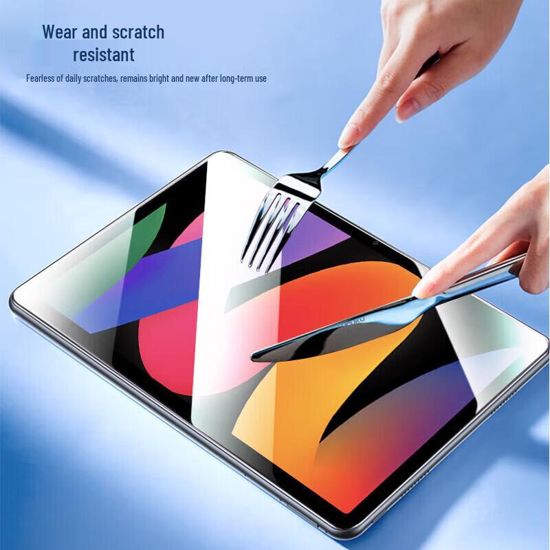 Kalaiao HD Anti-Fingerprint Tempered Glass Screen Protector for Apple iPad